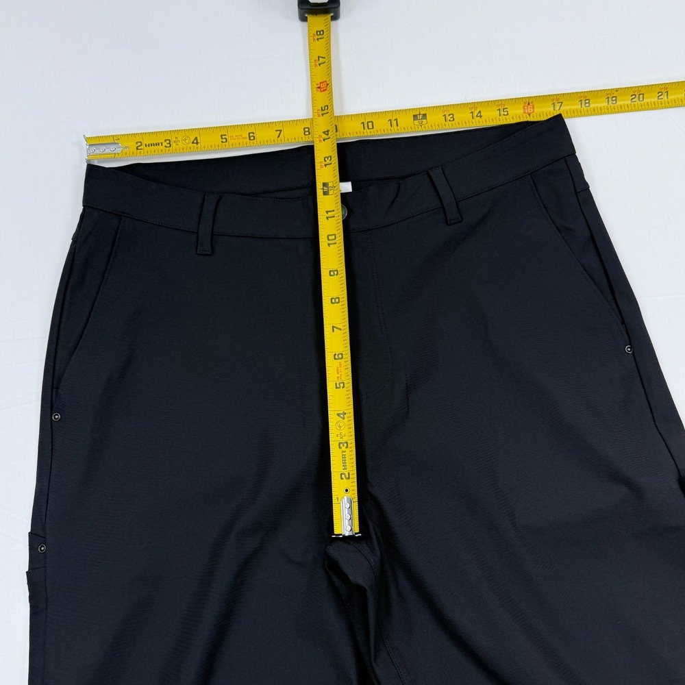 NWT Fabletics The Don Baggy Carpenter Pant Mens 34x30 Relaxed Straight Leg Black - Picture 4 of 8